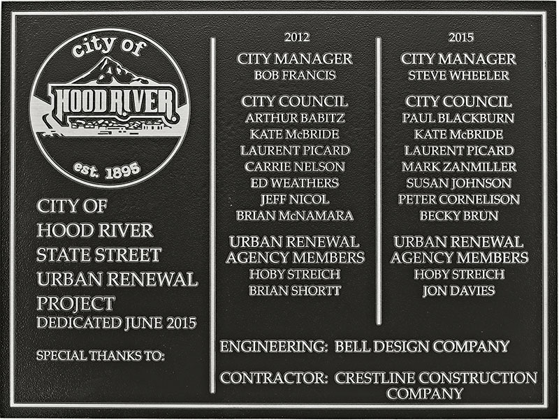 Aluminum Dedication Plaque