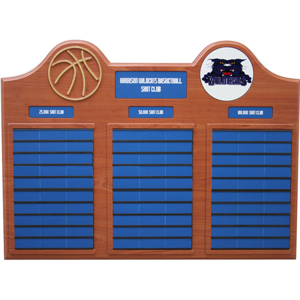 Basketball Record Plaque