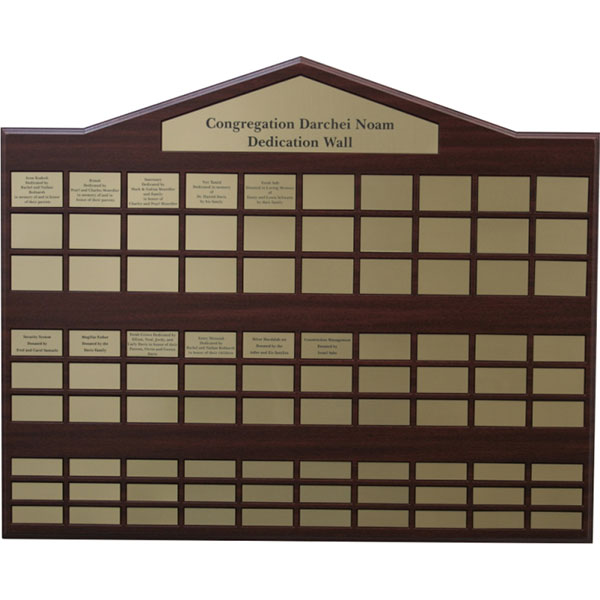 Dedication Plaque