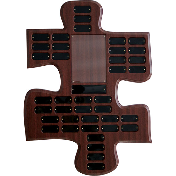 Puzzle Shaped Plaque