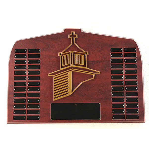 Bell Tower Custom Plaque